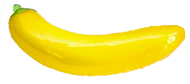 glass banana