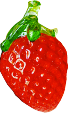 glass strawberry